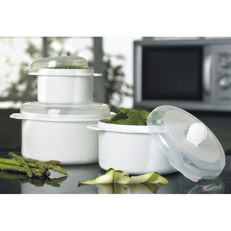 Plastic hermetische maatbeker voor magnetron 2 liter